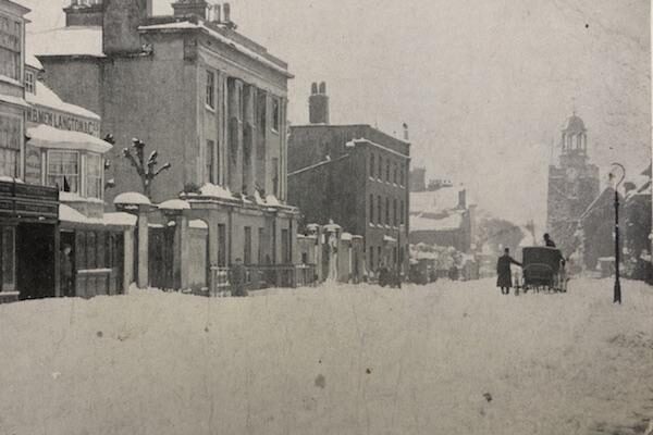 The great snowstorm of 1908 and a disaster in the Solent