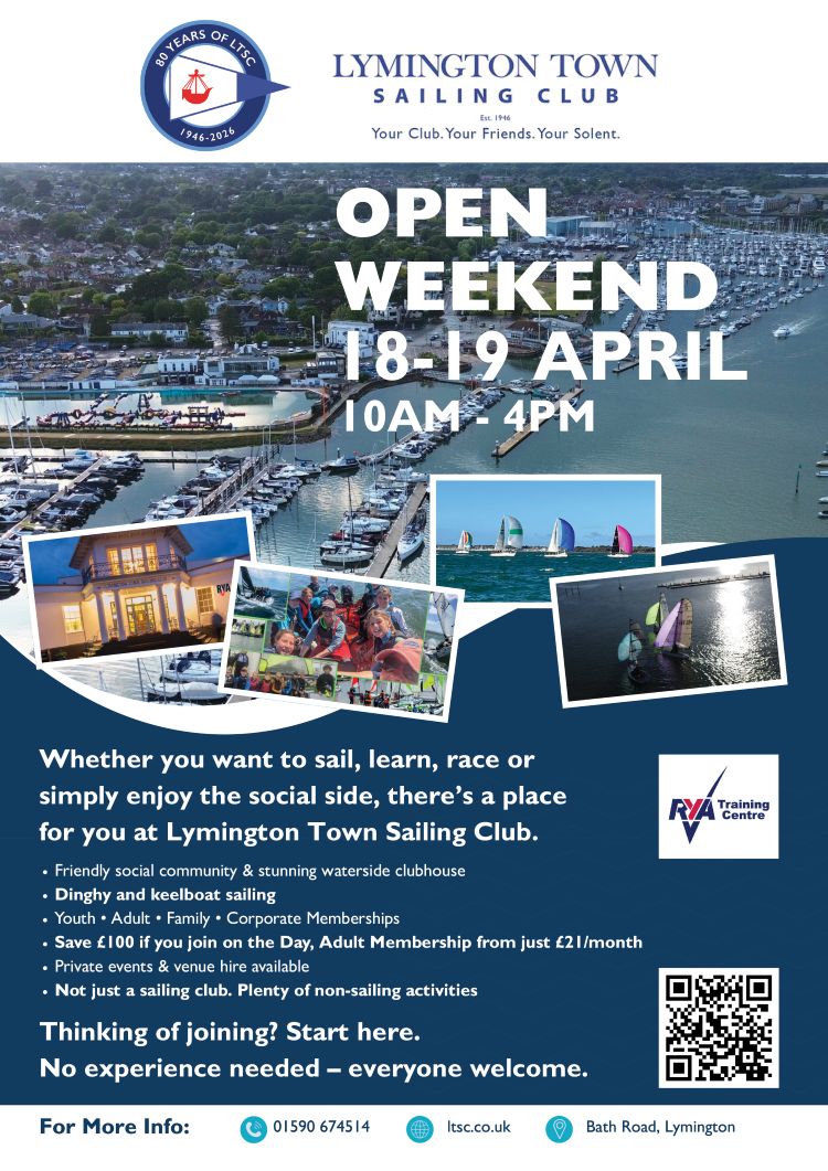 LTSC Open Weekend Apr 26 A4 poster 750 wide