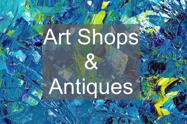 art shops and antique shops in Lymington and the New Forest