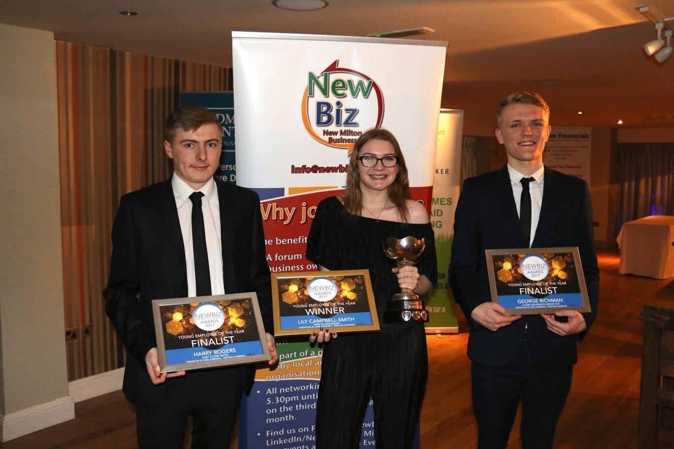 Finalists of NewBiz Young Employee of the Year 