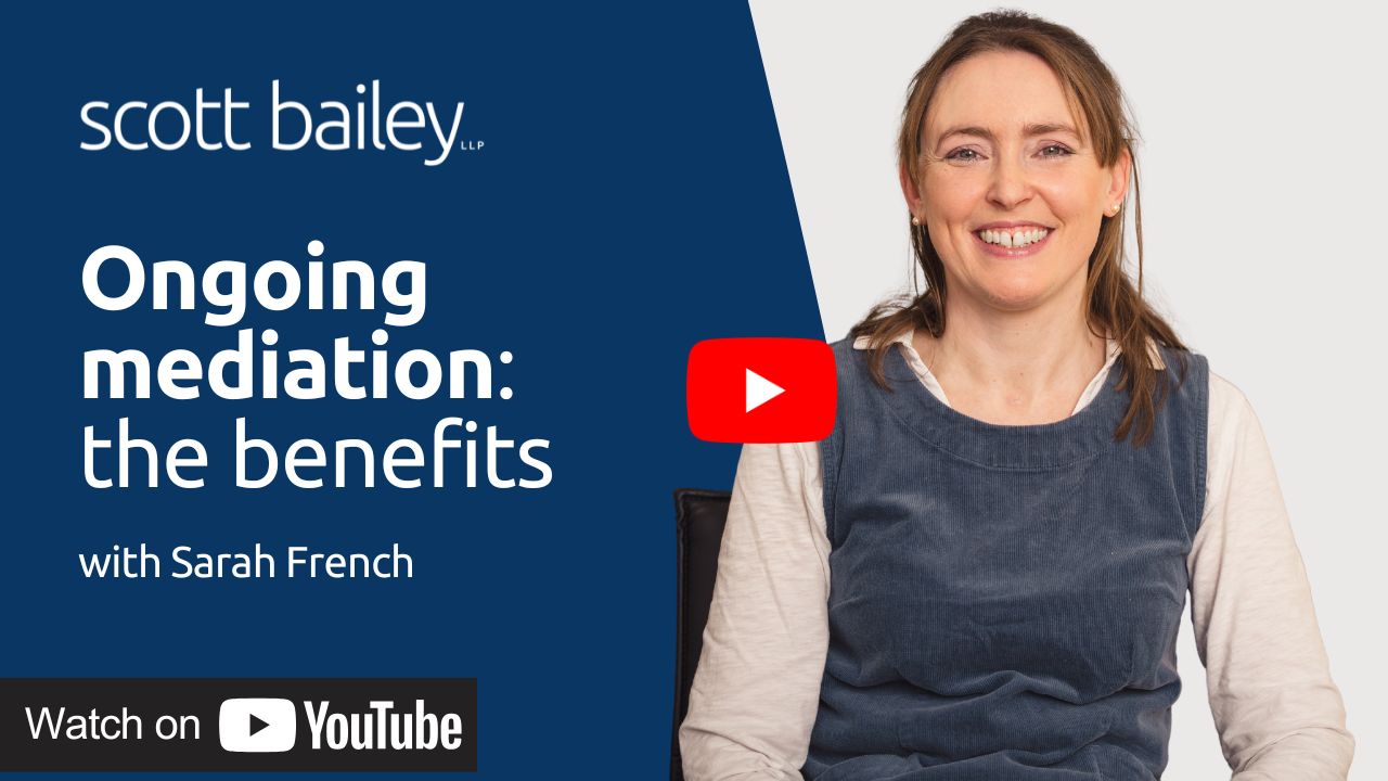 Ongoing mediation the benefits