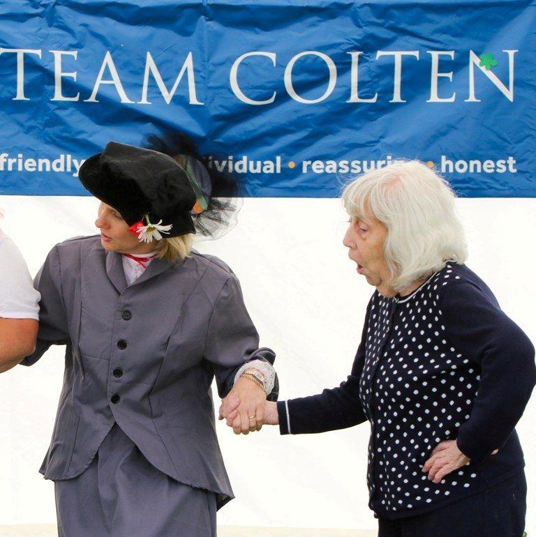 Carnival themed garden party at Woodpeckers Care Home