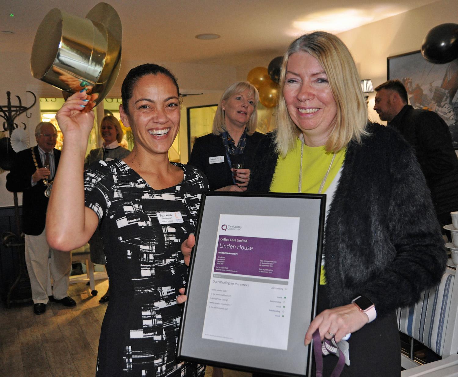 Linden House Lymington outstanding for dementia care