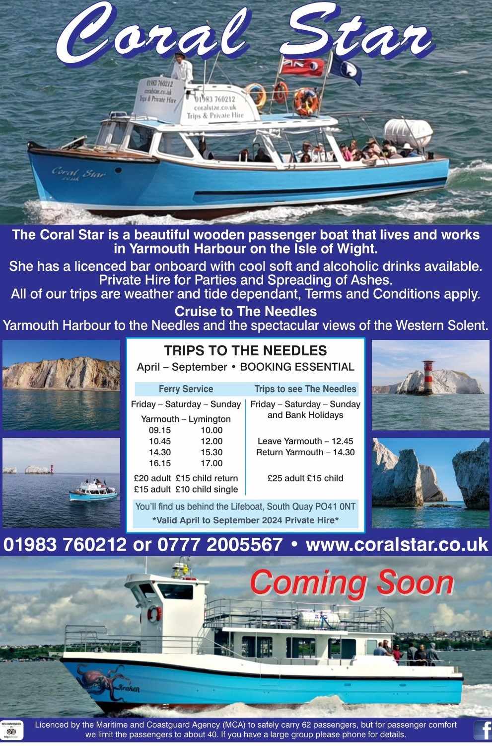 timetable Coral Star 2024