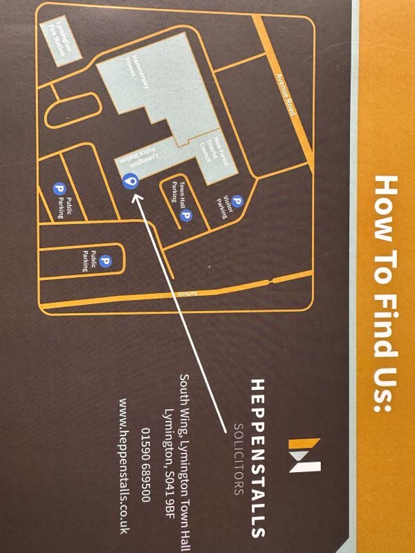 Heppenstalls Lymington location map