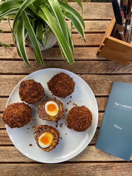 scotch egg at the Larder