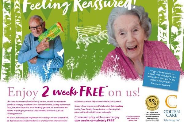 Two weeks free in a New Forest Colten Care home