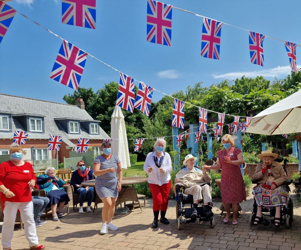 New Forest Colten Care homes celebrate the Platinum Jubilee 