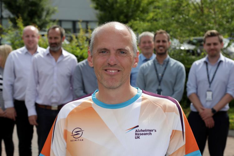 Colten Care's Steve puts best foot forward for Alzheimer's Research