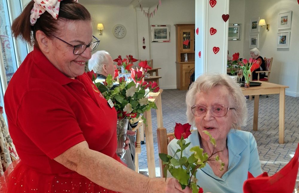 Spreading love for Valentine's Day with New Forest Colten Care homes