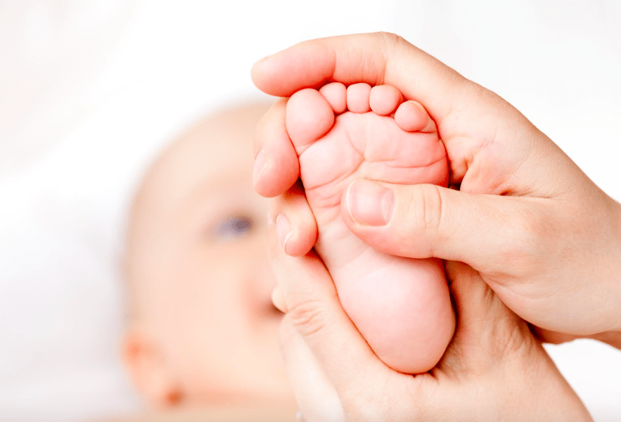 Baby massage at the Natural Health Hub in Lymington