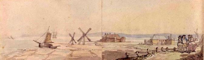 lymington sea water baths history thomas rowlandson