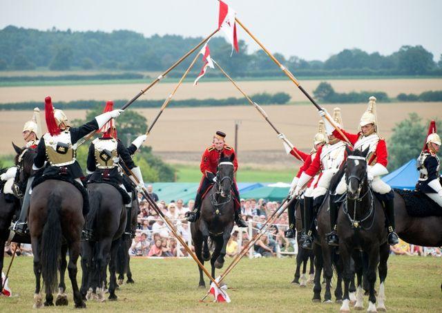 Household Cavalry Mounted Regiment at New Forest Show