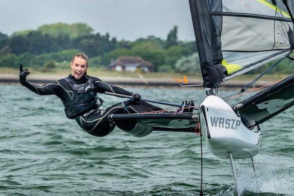 Hattie Rogers out in her WASZP photo Charles Whiteman www.sleek.pictures