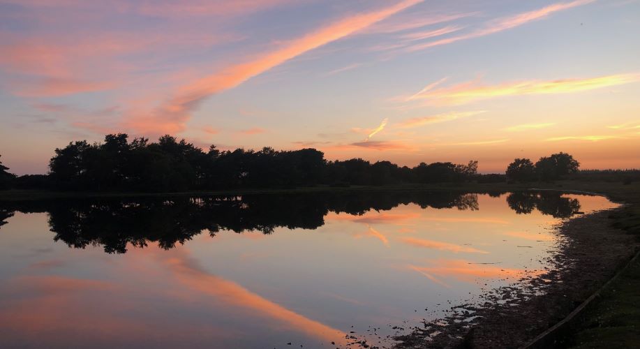 Summer Solstice 2022 Hatchet Pond Summer solstice sunset hatchet pond 2022