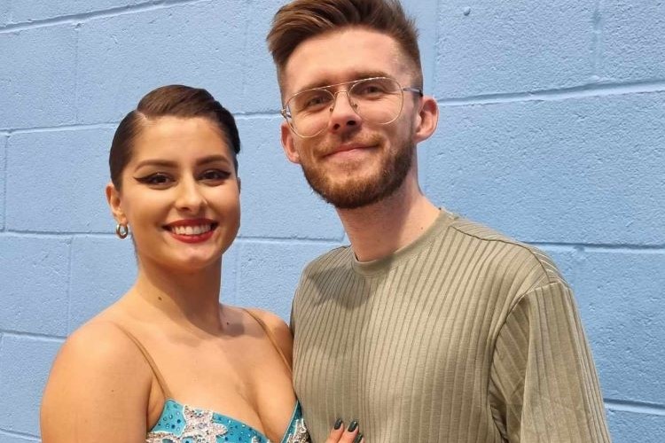 Strictly Come Dancing in Lymington with Scott Bailey's Michal Kampa