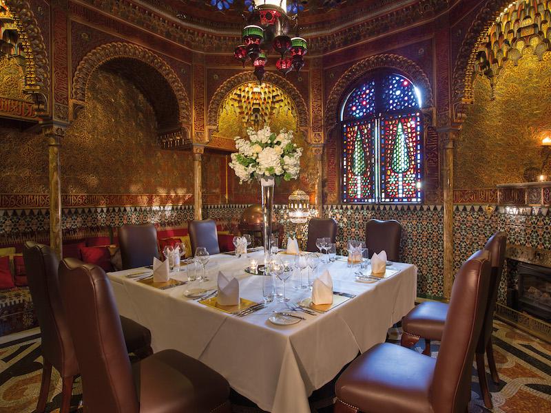 Private Dining in the Alhambra at  Rhinefield House Hotel New Forest