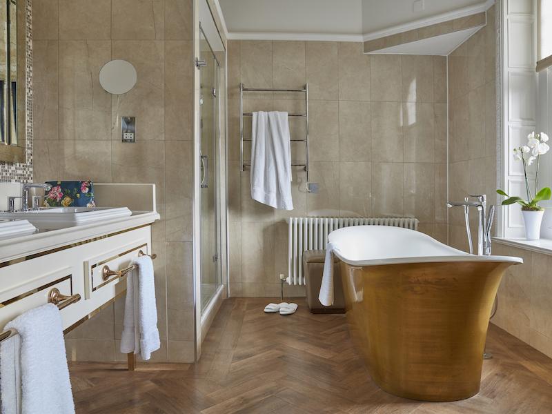 Walker Suite Bathroom at  Rhinefield House Hotel New Forest