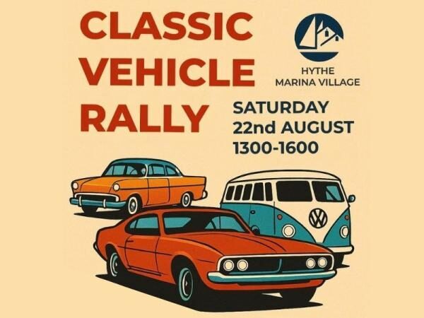Classic Vehicle Rally Hythe Marina Village - raising funds for Oakhaven Hospice