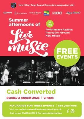 Summer Afternoon of Live Music featuring Cash Converted