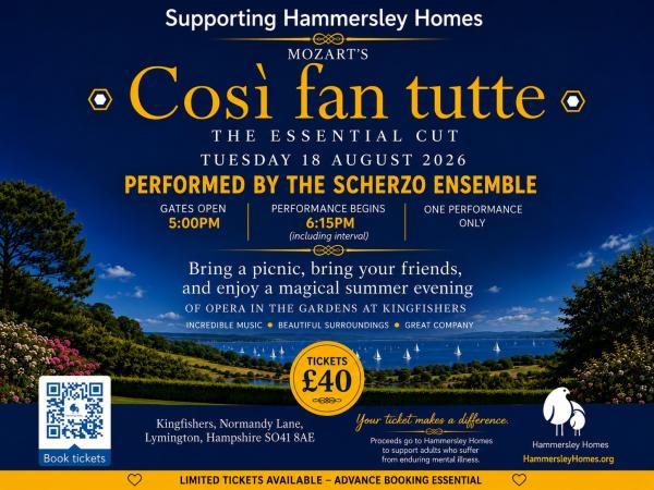 Così fan tutte - the essential cut - at Kingfishers, Lymington