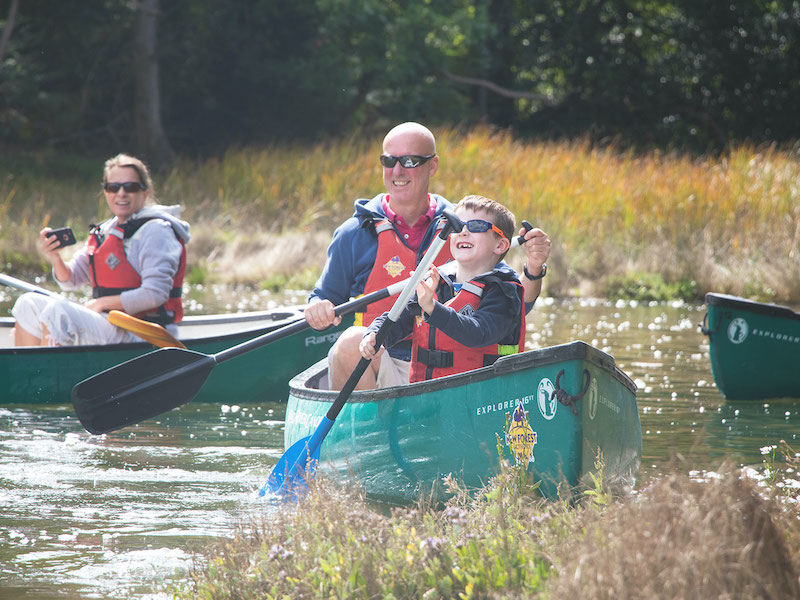 Family Canoeing